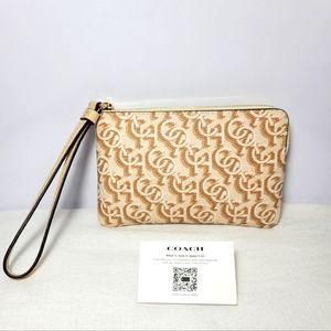 Coach Women's Corner zip wristlet
